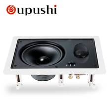 Hi-Fi потолочный Динамик домашний музыкальный Системы 2 Way белый настенное крепление Динамик квадратный в потолок с усилителем мощности усилитель Oupushi