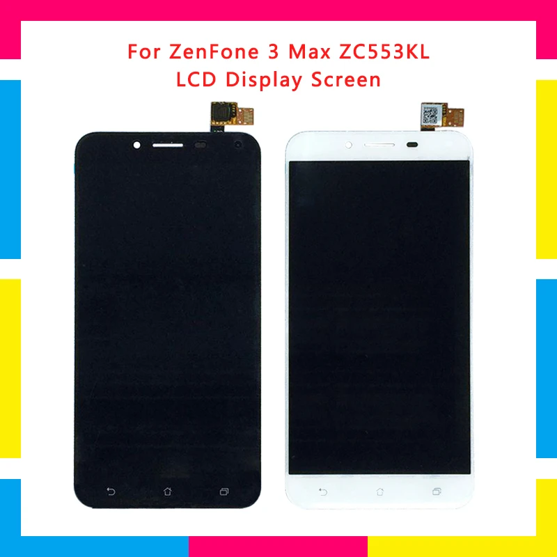 

LCD Display Screen With Touch Screen Digitizer Assembly For ASUS Zenfone 3 Max ZC553KL Replacement