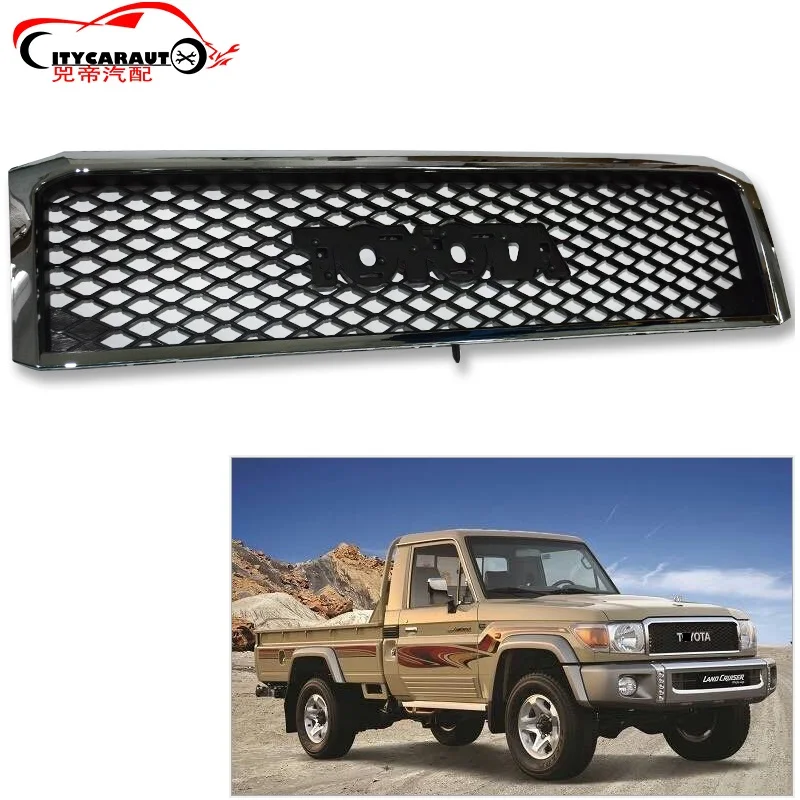 

FRONT RACING GRILLE GRILLS ASB BUMPER MASK COVER FIT FOR 2 DOOR FJ75 FJ79 FJ CRUISER GRILLS AUTO ACCESSOIES