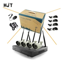 New 4ch 960p 1.3mp Wireless IP bullet Camera Metal 36IR-Cut night vision Kit with Wireless wifi 4ch NVR Onvif 2.1CCTV System