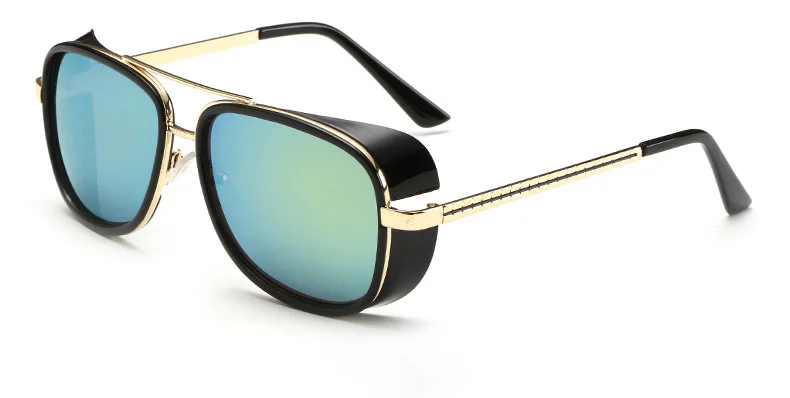 1-(13)MINIMUN Brand Steampunk Men Sunglasses Vintage Eye Glasses Frame Fashion Vintage Design Sunglasses