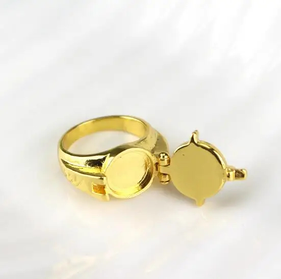 

Superhero The Flash Ring Anime Movie Comics Jewelry Replica The Flash Rings For Men Gold Color Rings Action Toy 295