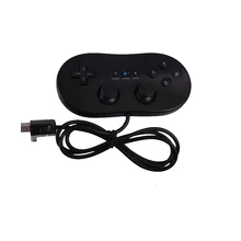 2015 hot sale 1pcs/lot Free Shipping Classic Wired Gamepad VIDEO GAME Controller for Nintendo Wii and Gamecube Black O2
