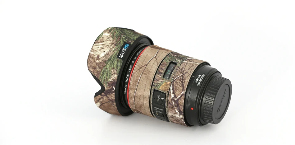 Линзы ROLANPRO камуфляжный чехол от дождя для Canon EF 24 105 мм f4 L IS II USM защитный