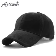 AETRENDS Luxury Brand Cotton Velvet Baseball Caps for Men Women Sport Hats Hat Trucker Cap