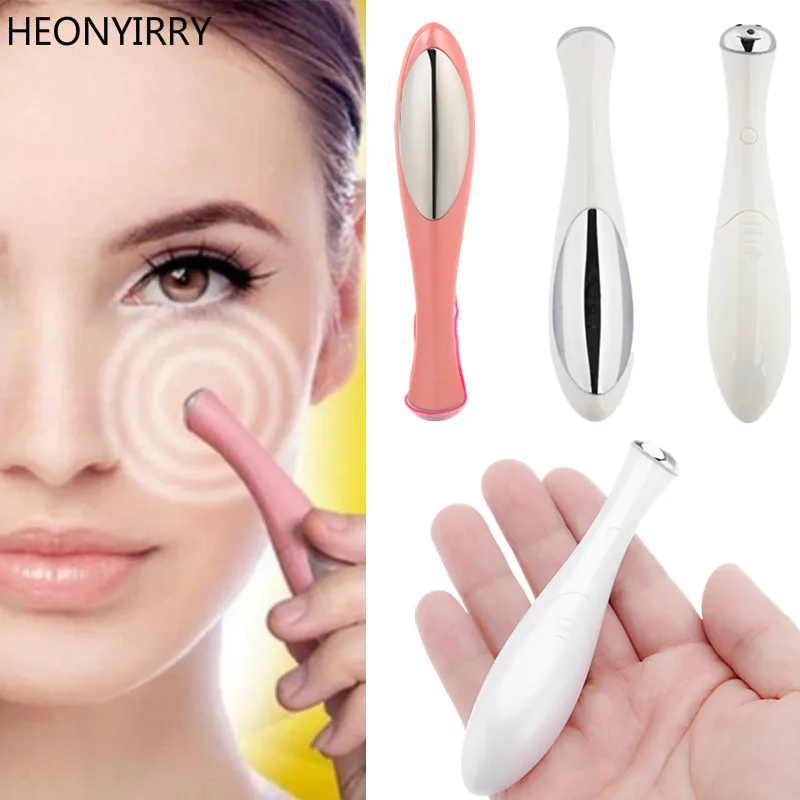 

Beauty Mini Eye Massage Device Pen Type Electric Eye Massager Facials Vibration Thin Face Magic Stick Anti Bag Pouch & Wrinkle