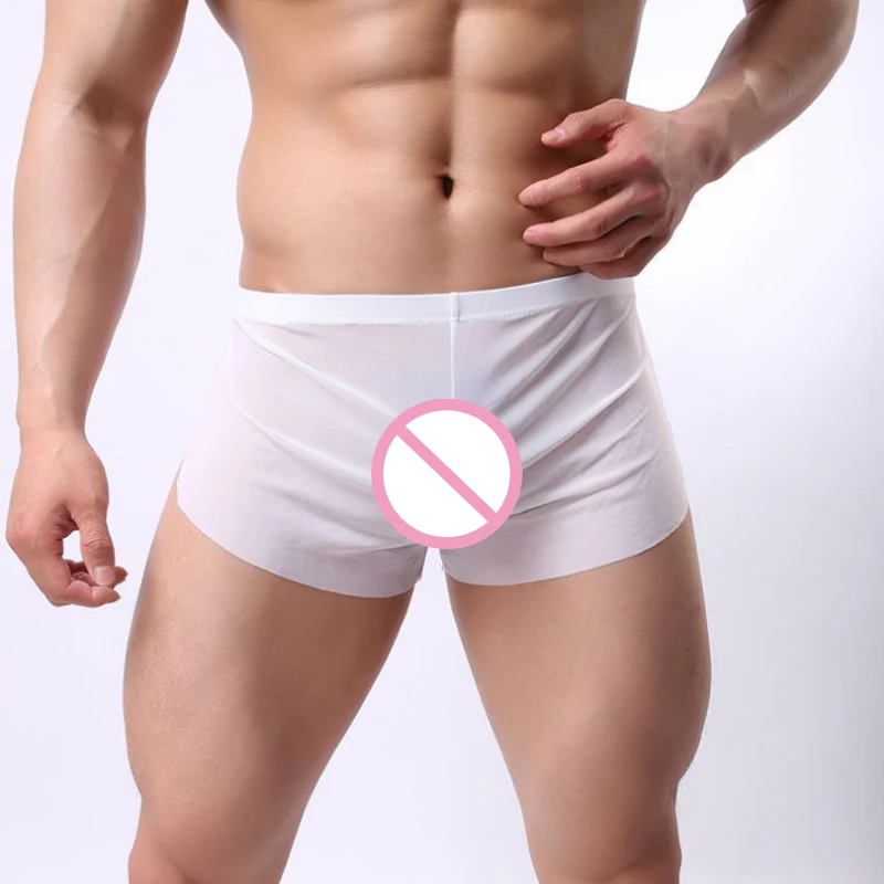 Transparent gay boxer