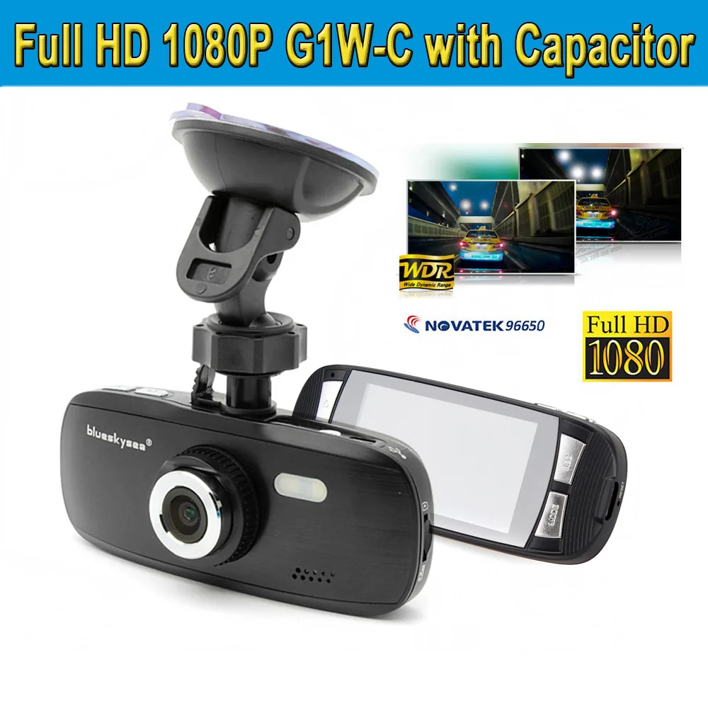 imágenes para FHD 1080 P G1W-C Blueskysea Con Tablero de Coches Cámara DVR Lente AR0330 NT96650 Chip Condensador imágenes para FHD 1080 P G1W-C Blueskysea Con Tablero de Coches Cámara DVR Lente AR0330 NT96650 Chip Condensador