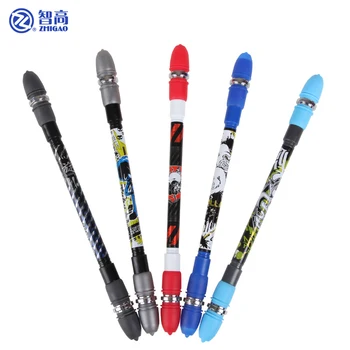 

Zhigao spinning pen for school supplies Ballpoint pen stationary markers pen Rotate to scroll Multi-function pen Blue Ink boy
