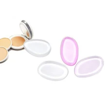 Q bomb лист формы пуховка прозрачный не едят порошок легко подушка для макияжа спонж для красоты силиконовая губка