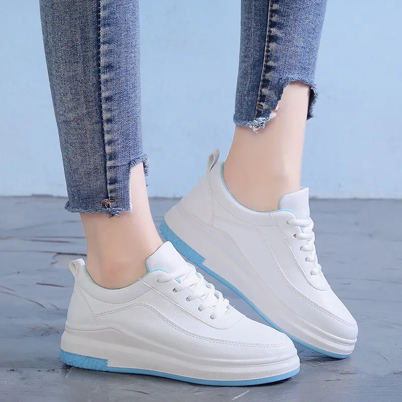 Noir Chaussures Ciel pu Simple Et Confortable Plates Version Coréenne rose Nouvelle Étudiant Tendance Polyvalent De qwPfROU0
