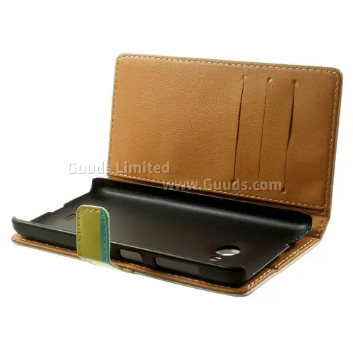 Rainbow Leather Wallet Case for Microsoft Lumia 535 / Lumia 535 Dual SIM for Nokia Lumia 535