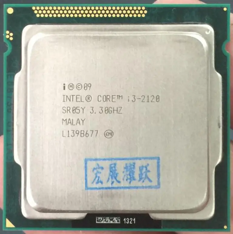 ПК компьютер процессор Intel Core i3-2120 i3 2120(3 м кэш, 3,30 ГГц) LGA1155 настольный процессор