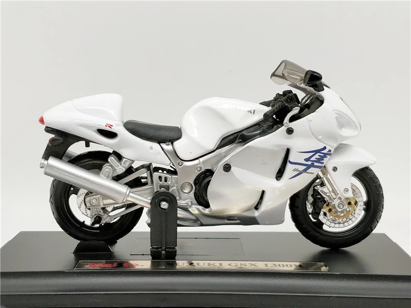 Maisto 1:18 Suzuki GSX1300R белый модели мотоциклов Мотоцикл
