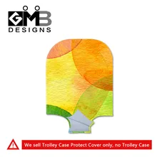 Защитный чехол для багажа с цветным узором, Эластичный водонепроницаемый чехол для чемодана, защитный чехол для 18-30 дюймов, аксессуары для путешествий