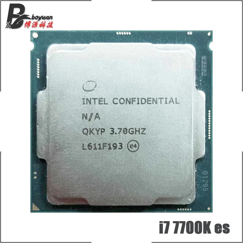 Процессор Intel Core i7 7700K ES QKYP 3 7 ГГц четырехъядерный восьмипоточный процессор 8 Мб 91