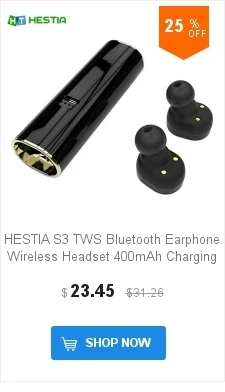 HESTIA TWS X3T Беспроводная Bluetooth 4,2 гарнитура наушники wtih зарядное устройство коробка бас X1t X2T обновленная для iPhone samsung Android