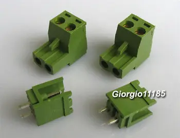 

50pcs Block Terminal Wire Connectors 2EDG 5.08-2P