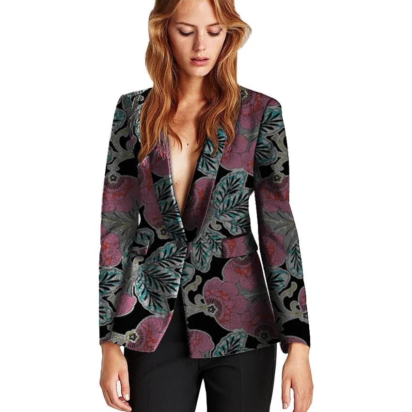 Blazer 9 Femmes 10 1 Veste Sur 8 Vêtements Commande 12 Faite 5 Africaines 4 3 11 2 Motif Imprimé 7 Femelle Dashiki 6 Mode TrxqF75wHr