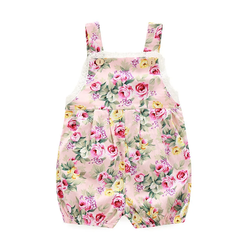 Baby Girl Clothes Newborn sleeveless flower romper infant clothing