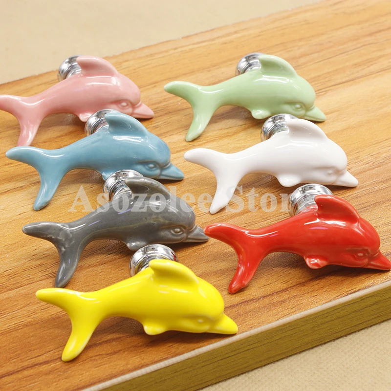 لطيف دولفين الأطفال غرفة الاطفال مقابض باب خزانة درج سحب المطبخ خزانة دولاب المقابض لطيف دولفين الأطفال غرفة الاطفال مقابض باب خزانة درج سحب المطبخ خزانة دولاب المقابض