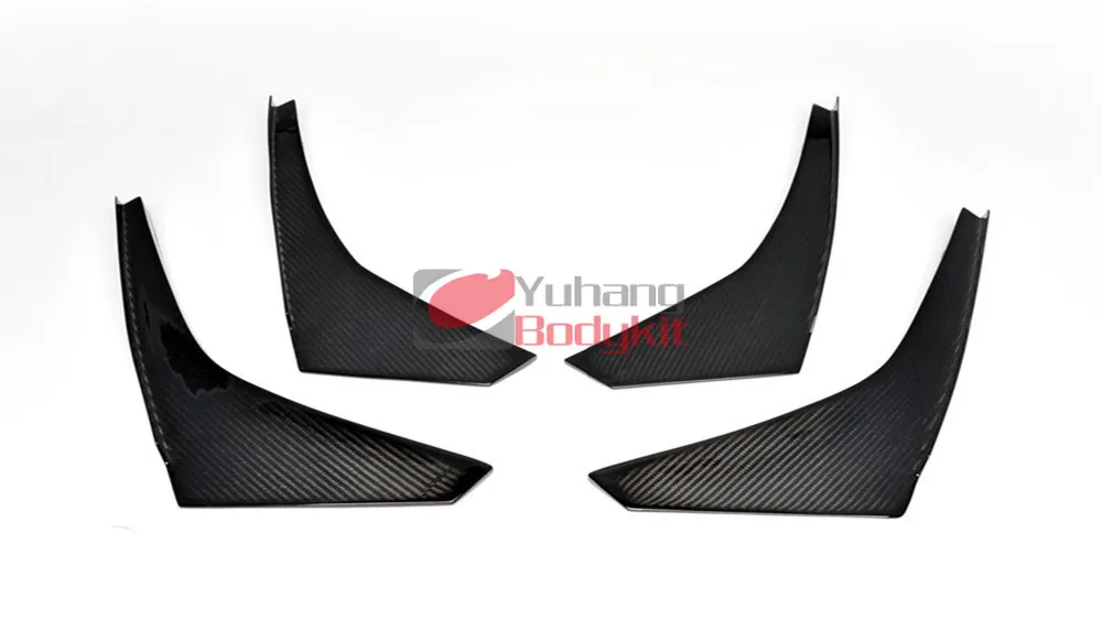 

Car Styling Carbon Fiber CANARD early Model 4pcs For CF 2008-2011 R35 GTR CBA PASSWORD JDM STYLE