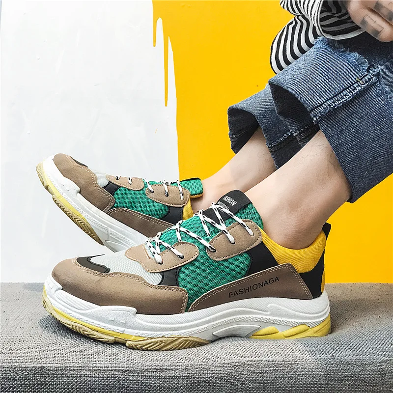 

New 2018 Spring Autumn Fashion Men Shoes Faux Suede Leather Men Casual Shoes For Male BL01