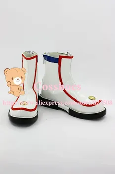 

Custom made white miku Shoes from vocaloid Cosplay