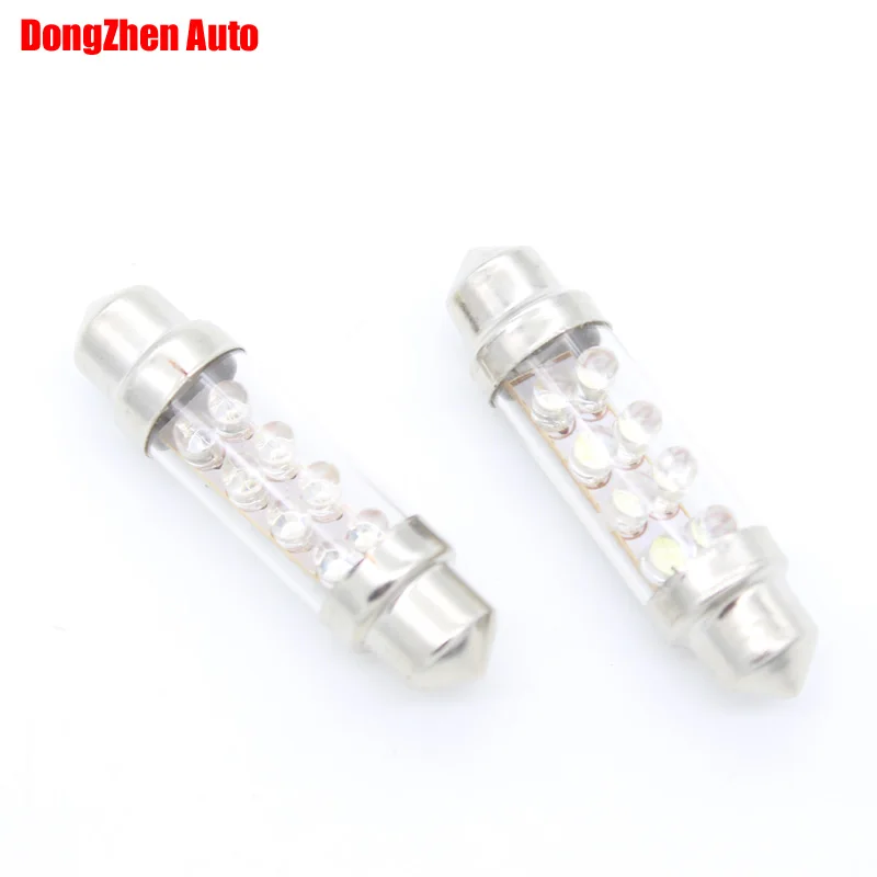 Dongzhen 41mm Car Xenon White Interior Wedge Festoon Dome 8 LED Bulb