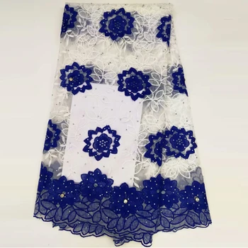 

2019 Afrika betreft materiaal van hoge kwaliteit van de nieuwe Franse kant van de steen materiaal - Nigeria kleding bruiloft