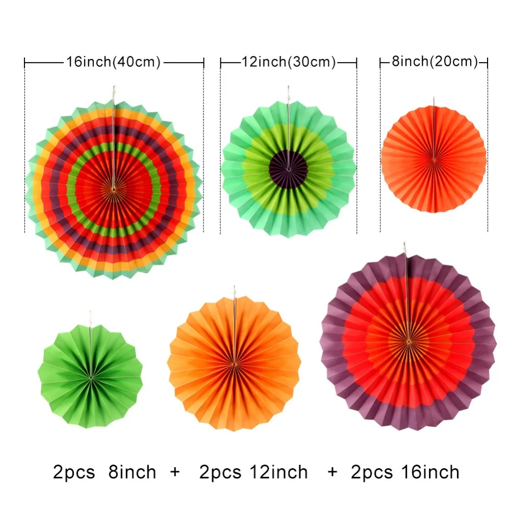 OurWarm Мексиканская прямоугольная скатерть бумажная веер фон Fiesta вечерние подвесные покрывало для декора скатерти для свадебной вечеринки
