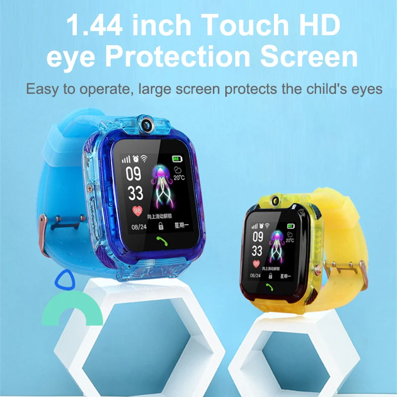 Sovawin Q12 Kids Smart Watch Passometer Dial Call 2G SIM Baby Smartwatch Phone Children Camera Life Waterproof Birthday Gifts