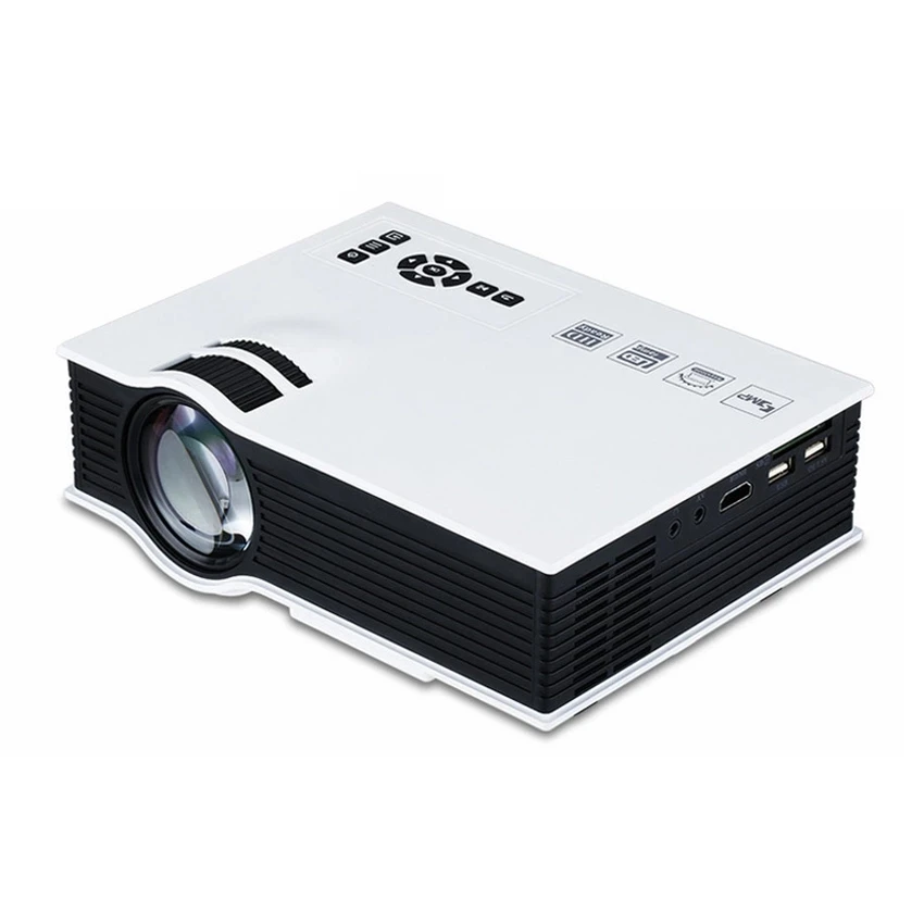 ФОТО Portable 3D Projector uc40 with USB HDMI For Home Theater beamer multimedia proyector 22 Language Free HDMI LINE