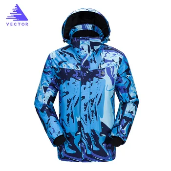 

Men's Skiing Jackets Snowboard Sets Men Ski Suit Brands Waterproof Breathable Male Snowboard Suits Printed Men's Skiing Jackets