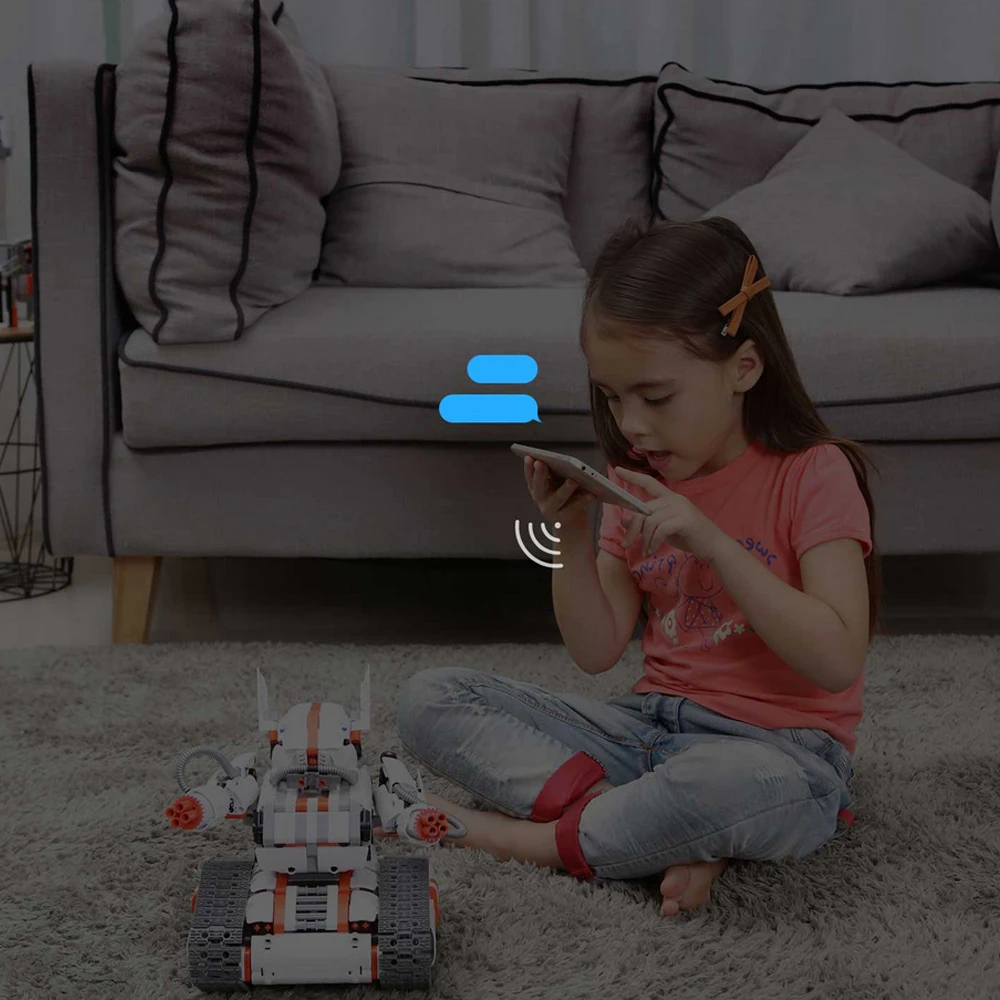 Xiaomi Mitu умный робот танк Mecha гусеничная База Bluetooth Мобильный пульт дистанционного