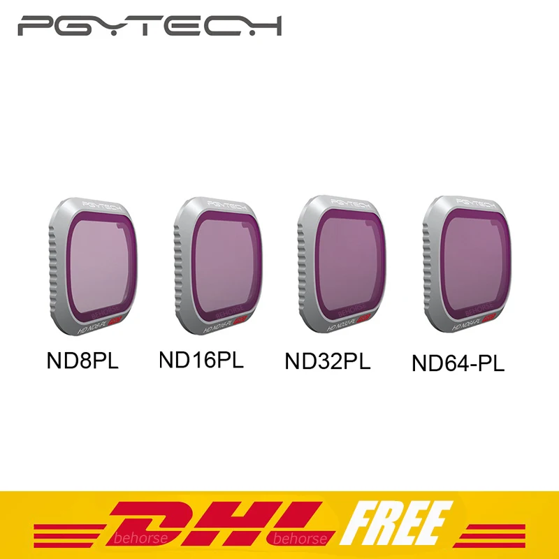 

4 Pieces PGYTECH Mavic 2 Pro Filter ND8/ND16/ND32/ND64 Filters Kit for DJI Mavic 2 Pro Camera Lens Filter Drone Accessories