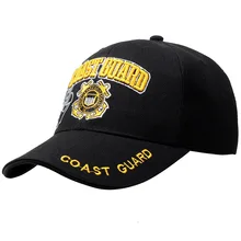 US Coast Guard baseball cap snapback hat embroidered hip hop cotton snapback golf cap sun hat