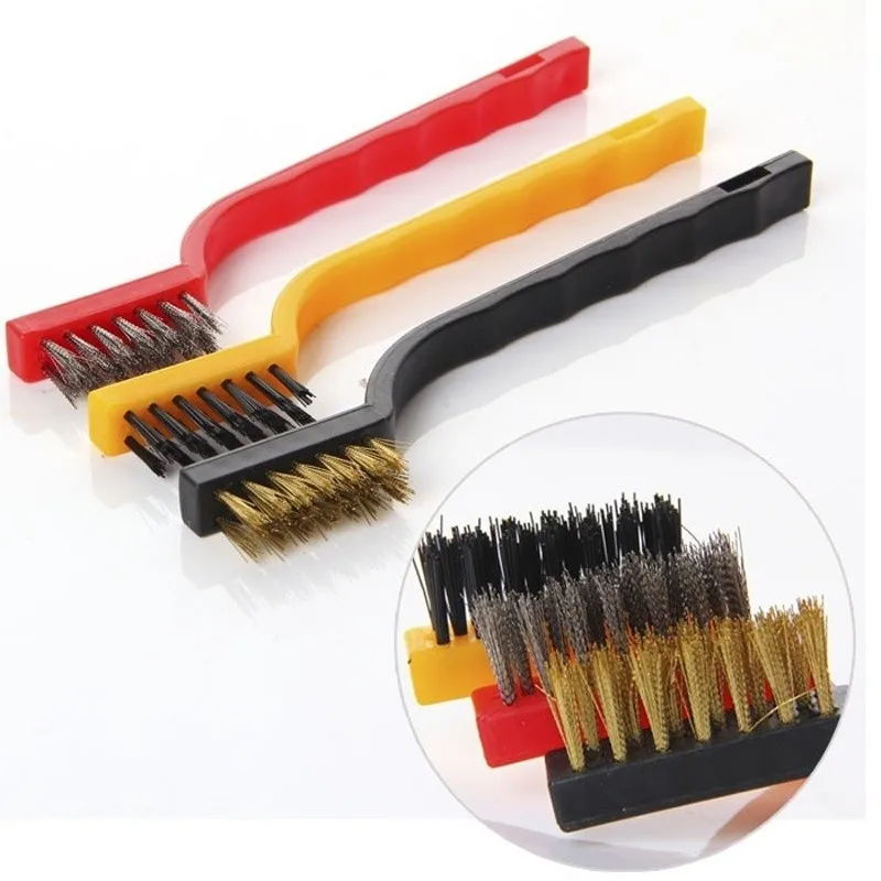 3pcs Magic Gas Stoves Cleaning Brushes Stainless Steel Oil Stubborn