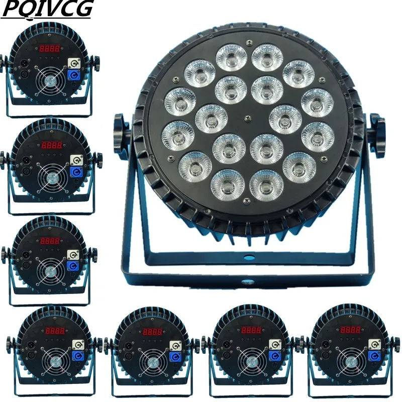 8 шт./18x12 Вт RGBW светодиодный прожсветильник Тор dmx512 для дискотеки