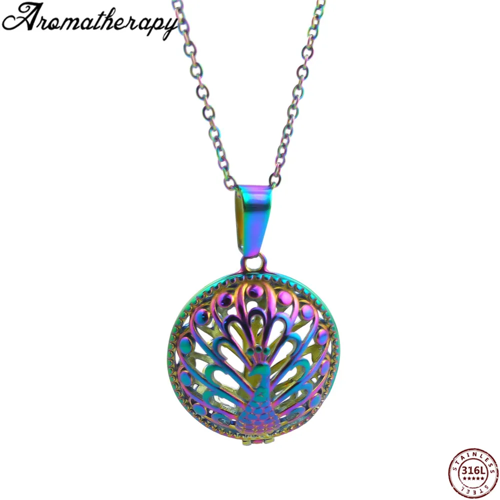 Cage aromatherapy necklace pendants (20)
