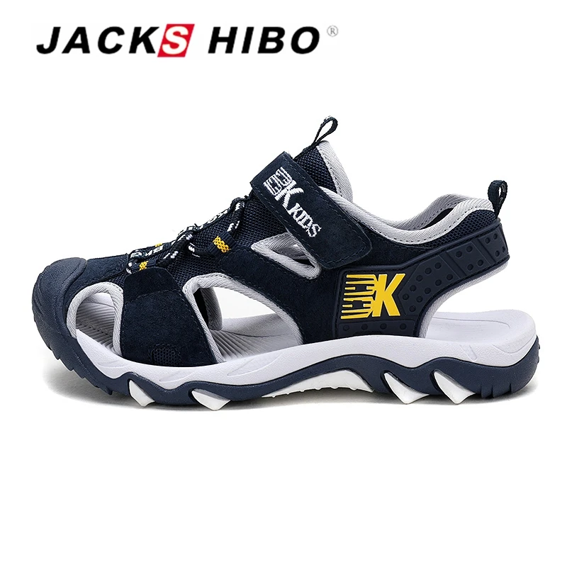 JACKSHIBO Kid Sandals Summer Cut-outs Sandals Beach Close Toe Sandals for Child Water Shoes Anti-skid New Design for Children JACKSHIBO Kid Sandals Summer Cut-outs Sandals Beach Close Toe Sandals for Child Water Shoes Anti-skid New Design for Children