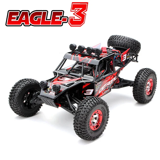 

New Eagle-3 1/12 Scale 4WD Brushed Rc Car Electric Rock Racer Desert Off-Road Truck baja with 2.4GHz Radio System RTR