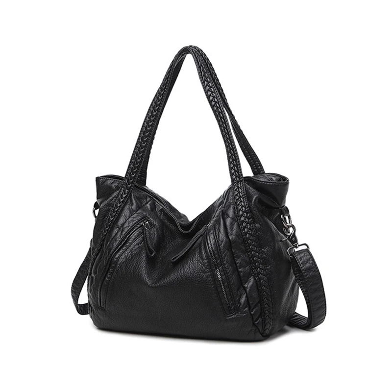 Large Soft Leather Bag for Women Handbags Ladies Crossbody Bags Hobos Shoulder Bags Female Big Tote Sac A Main Large Soft Leather Bag for Women Handbags Ladies Crossbody Bags Hobos Shoulder Bags Female Big Tote Sac A Main