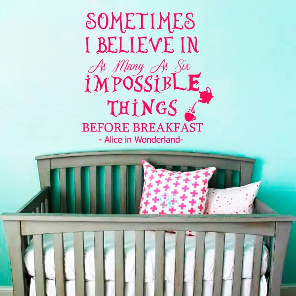 Book Quotes Alice In Wonderland Art Wall Murals Home Room Nursery Book Quotes Alice In Wonderland Art Wall Murals Home Room Nursery Bedroom Active Decor Cartoon Diy