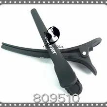 Профессиональный Черный цвет пластиковый карбоновый зажим для наращивания волос 12 шт./партия