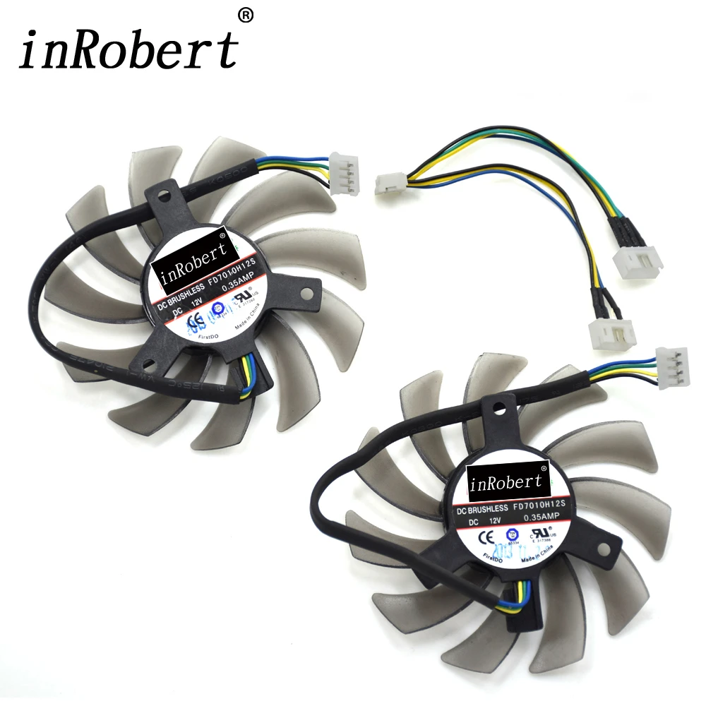 New Firstd Fd7010h12s 75mm Cooler Fan For Asus Msi Radeon Sapphire 6930 7850 Gtx 550 750 770 Ti Hd 7870 Video Card Cooling Cooler Fan Cooling Fanfd7010h12s 75mm Aliexpress