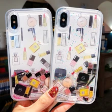 Модный косметический чехол для макияжа с губной помадой для iPhone 11 Pro Max XR XS Max X XS 6 6S 7 8 Plus для iPhone 11 11 Pro