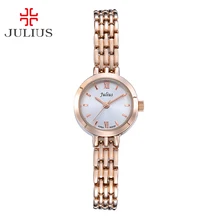 Mini Women s Lady Wrist Watch Julius Quartz Hours Best Fashion Dress Bracelet Band Simple OL