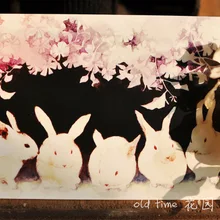 1 шт. Кролик мягкая открытка 10 шт