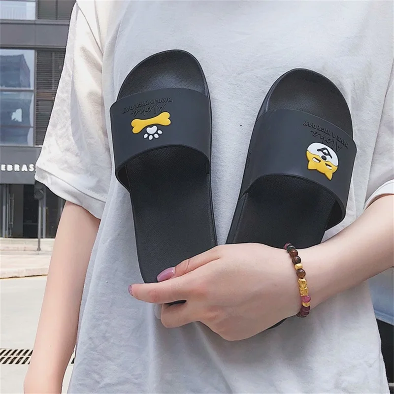 

Cokey Women Summer Slippers Outdoor Cute Slipper Flat Couple Shoes Cartoon Casual Home Dog Pattern Zapatos De Mujer T088